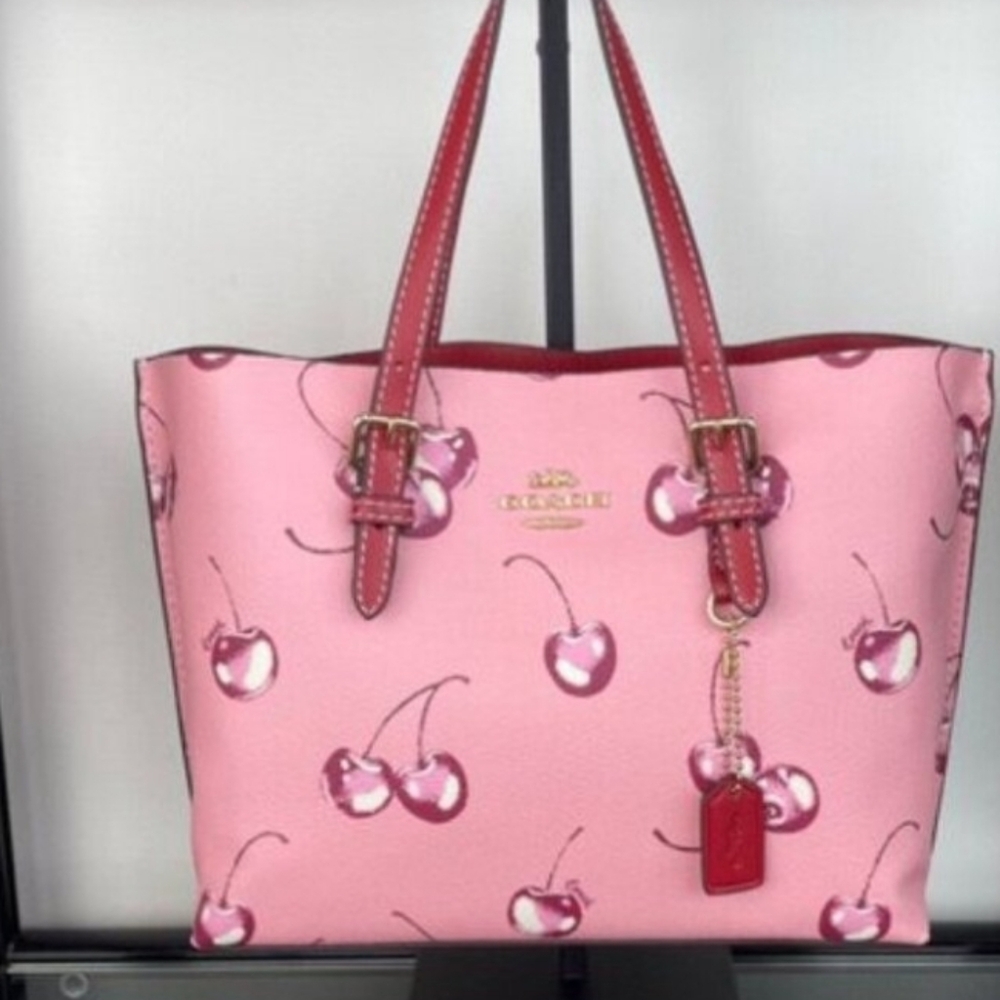Coach Pink Mollie Cherry Bag.
